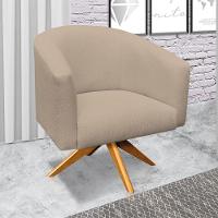 Kit 02 Poltronas Stella Linho Grosso Bege A19 - 6