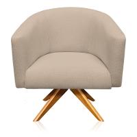 Kit 02 Poltronas Stella Linho Grosso Bege A19 - 10