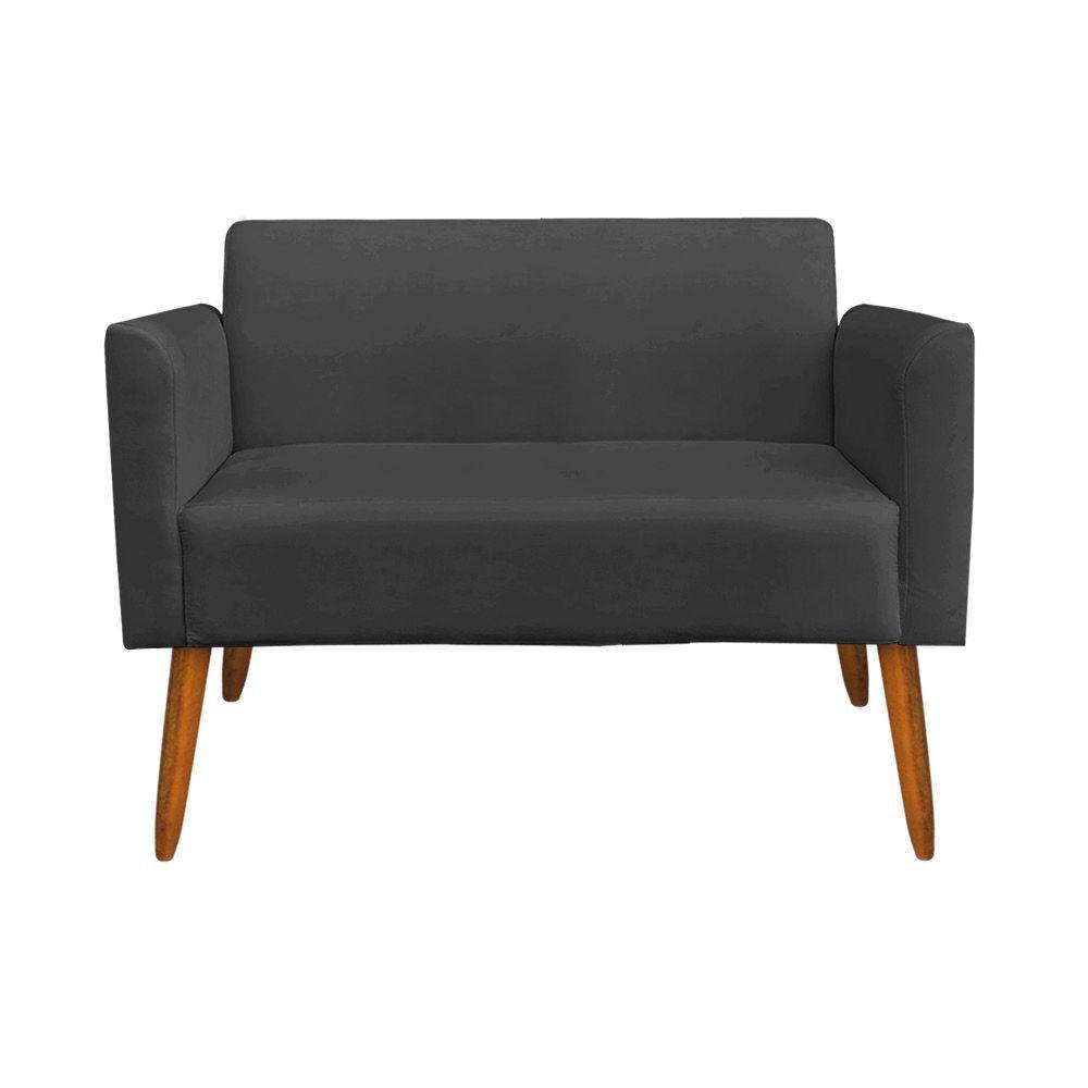 Namoradeira Marisa Suede Preto - 4