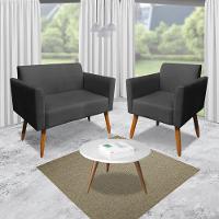 Namoradeira Marisa Suede Preto - 9