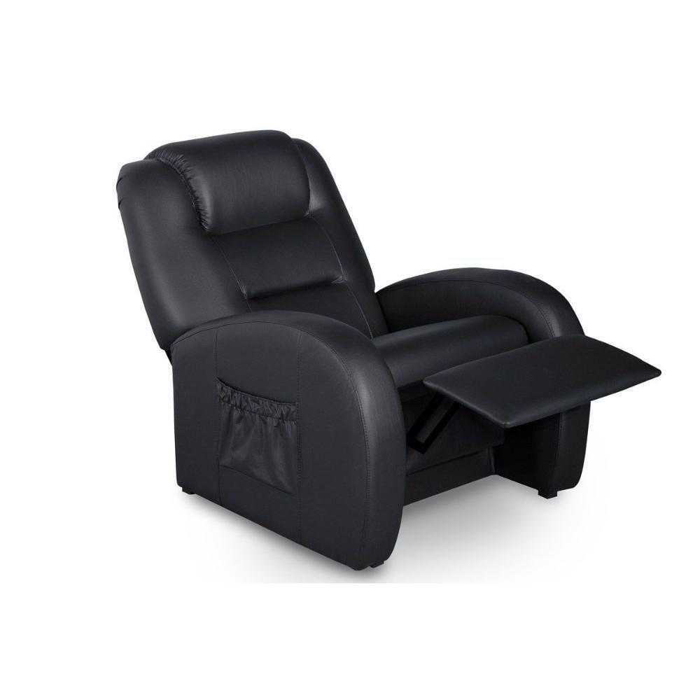Poltrona Reclinável p/ Sala Luxobel Colonus Two Way Courano Preto - Probel - 7