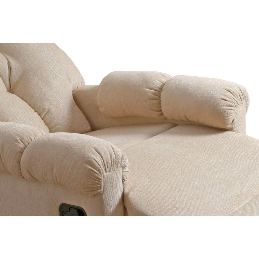 Poltronas de Amamentação Reclinável Atlanta Pietra Zero Wall c/ Giro e Balanço Courano Bege - Probel - 3