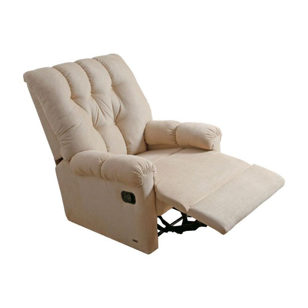 Poltronas de Amamentação Reclinável Atlanta Pietra Zero Wall c/ Giro e Balanço Courano Bege - Probel - 7