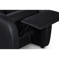 Poltrona Casal Reclinável Luxobel Colonus Two Way Courano Preto - Probel - 7