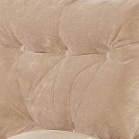 Poltrona De Amamentação Com Balanço Ludmila Suede Bege Médio - 2