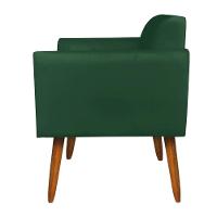 Kit 1 Namoradeira E 1 Poltrona Marisa Suede Verde - Drossi - 5