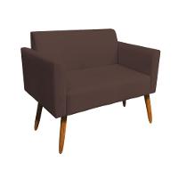 Kit 01 Namoradeira 02 Poltronas Marisa Marrom - 7