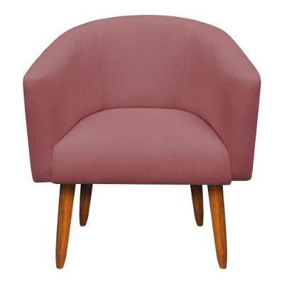 Kit 02 Poltronas Stella Linho Whisky Rosê A106