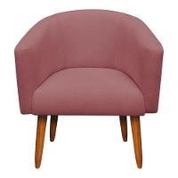 Kit 02 Poltronas Stella Linho Whisky Rosê A106