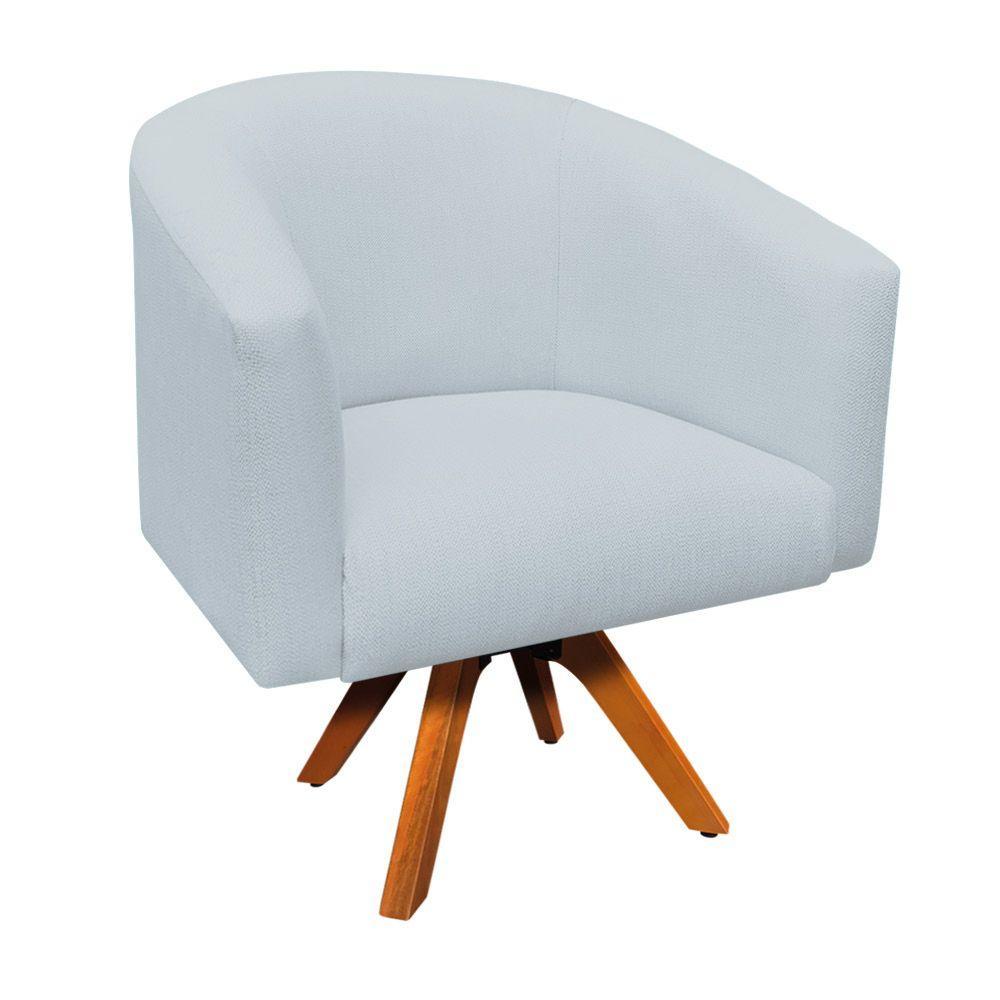 Kit 02 Poltronas Stella Linho Cinza Claro A05 - 3