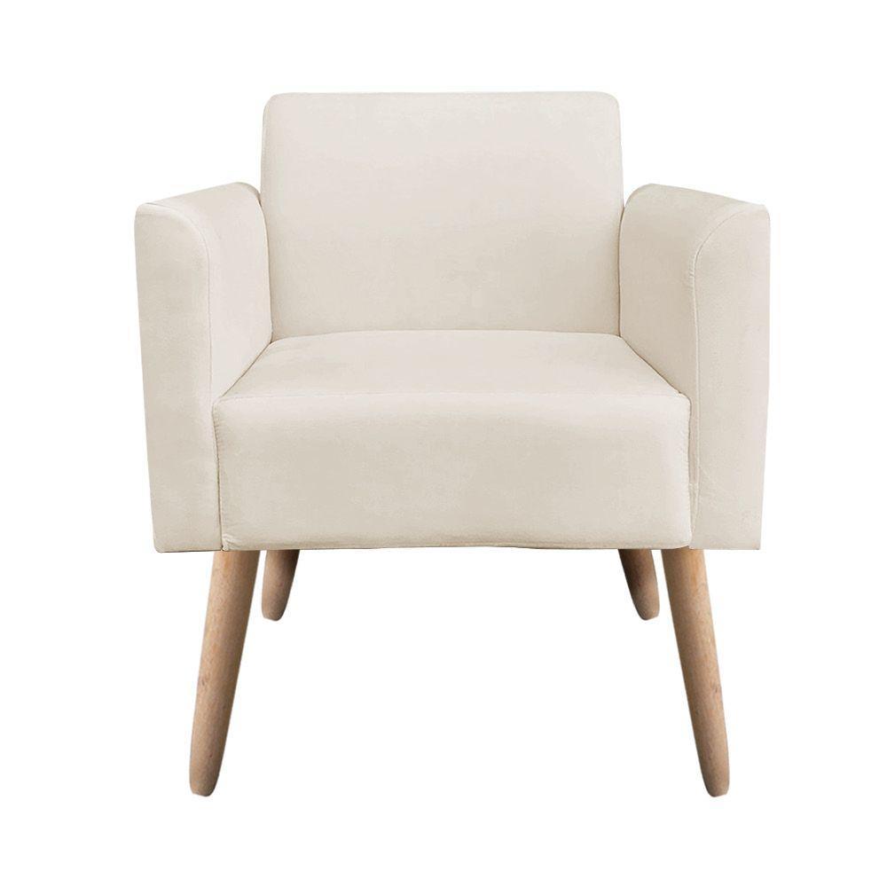 Kit 02 Poltronas Marisa Natural Bege - 2