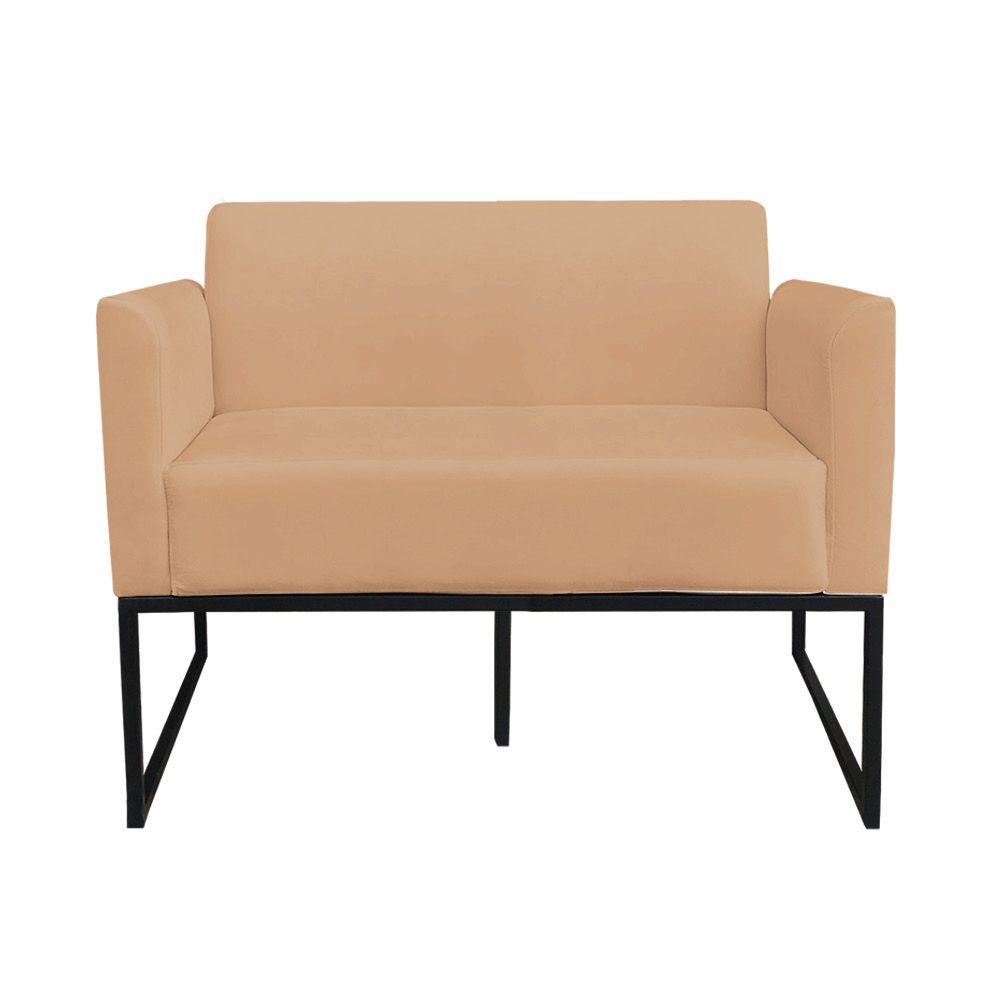 Namoradeira Marisa Suede Caramelo Sisal Preto - 2