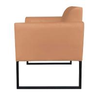 Namoradeira Marisa Suede Caramelo Sisal Preto - 5