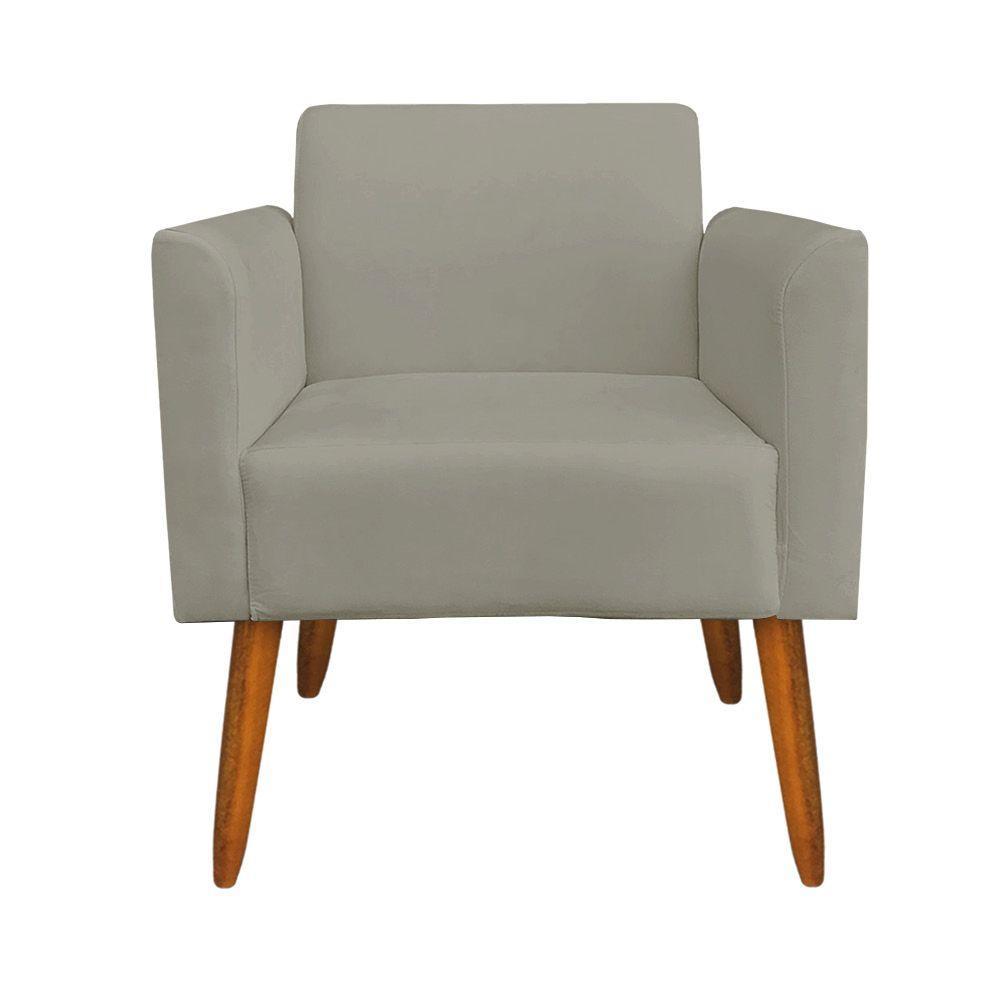 Kit 1 Namoradeira E 1 Poltrona Marisa Suede Marrom Rato - 1