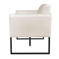 Namoradeira Marisa Suede Preto Bege - 5