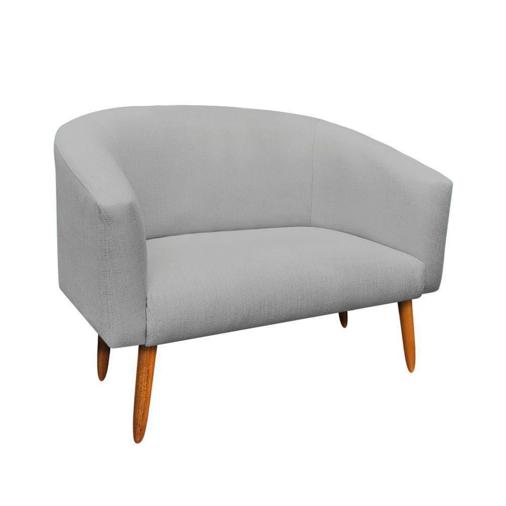 Namoradeira Stella 02 Lugares Stella Linho Grafite A26 - 1