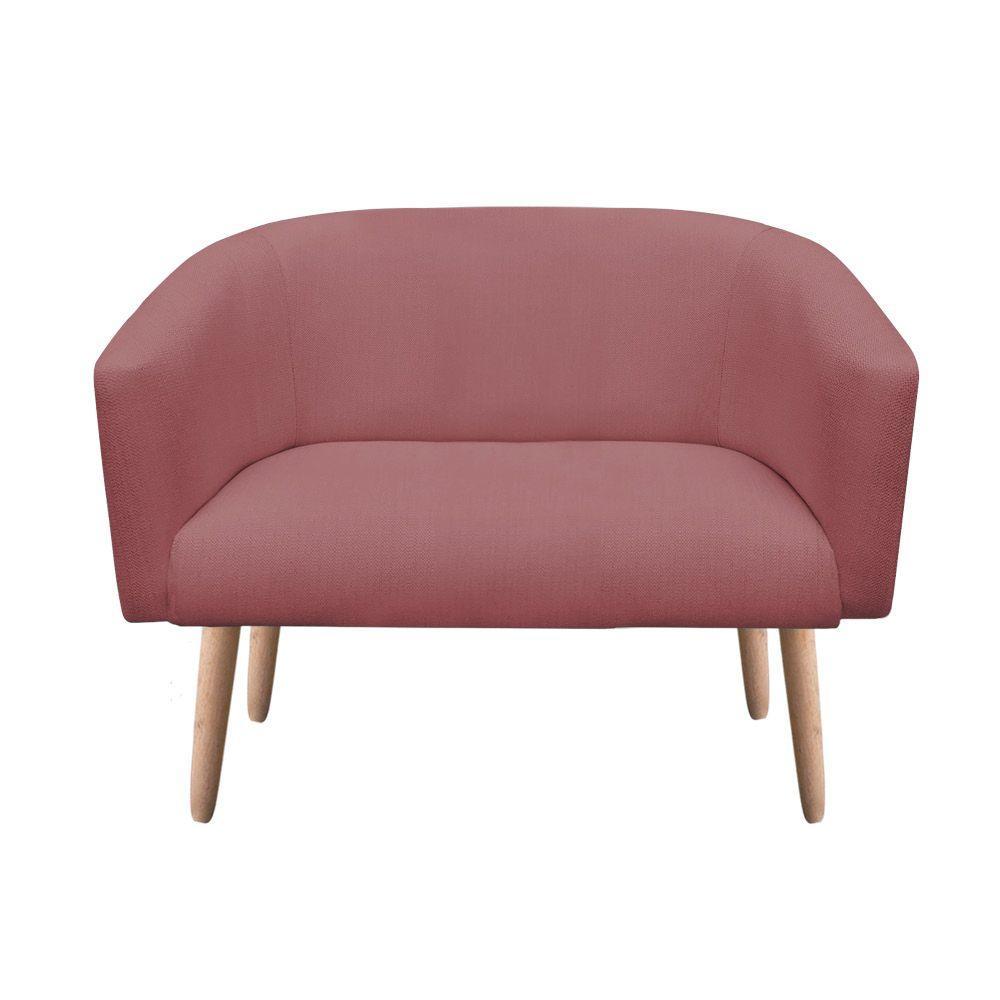 Namoradeira Stella 02 Lugares Linho Whisky Rosê A106 - 5