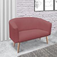 Namoradeira Stella 02 Lugares Linho Whisky Rosê A106 - 7