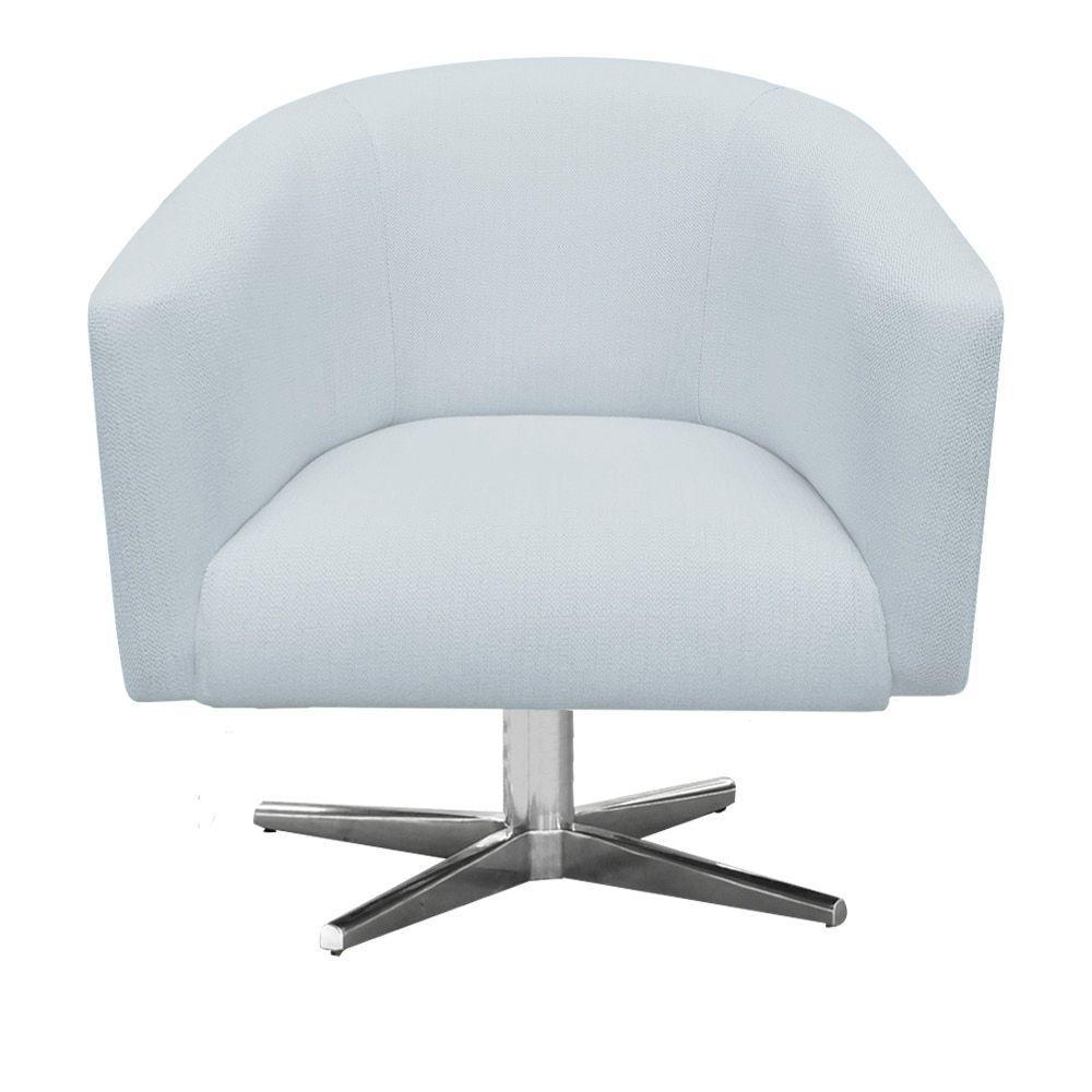 Kit 02 Poltronas Stella Linho Cinza Claro A05 - 7