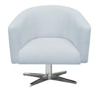 Kit 02 Poltronas Stella Linho Cinza Claro A05 - 1