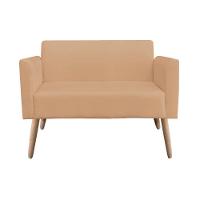 Namoradeira Marisa Suede Caramelo Sisal Pés Palito Natural - 3