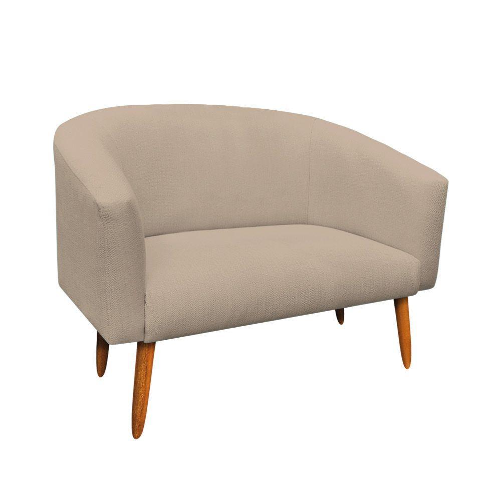 Namoradeira Stella 02 Lugares Linho Grosso Bege A19 - 3