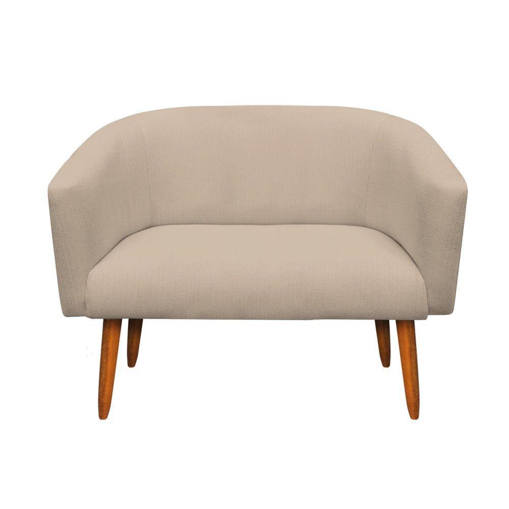 Namoradeira Stella 02 Lugares Linho Grosso Bege A19 - 6