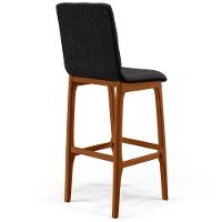 Kit 06 Banquetas Altas Para Cozinha Zoe B04 Chumbo - 5