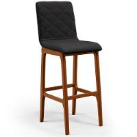 Kit 06 Banquetas Altas Para Cozinha Zoe B04 Chumbo - 15