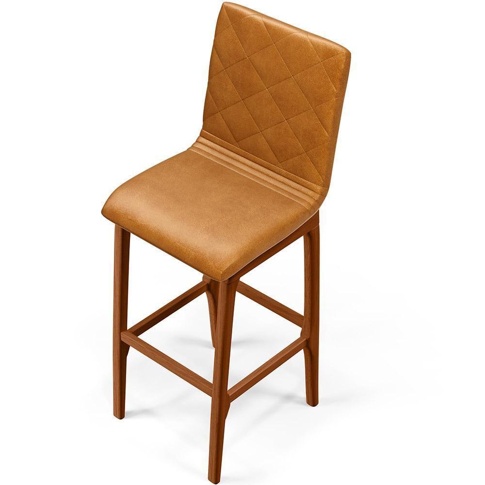 Kit 04 Banquetas Altas Para Cozinha Zoe B04 Whisky - 3