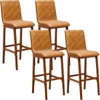 Kit 04 Banquetas Altas Para Cozinha Zoe B04 Whisky - 1