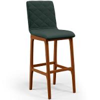 Banqueta Alta Para Cozinha Zoe B04 Verde Musgo - 1