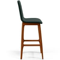 Banqueta Alta Para Cozinha Zoe B04 Verde Musgo