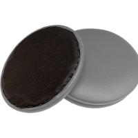 Assento Redondo Banqueta Cadeira Corino Cinza 39 Cm - 6