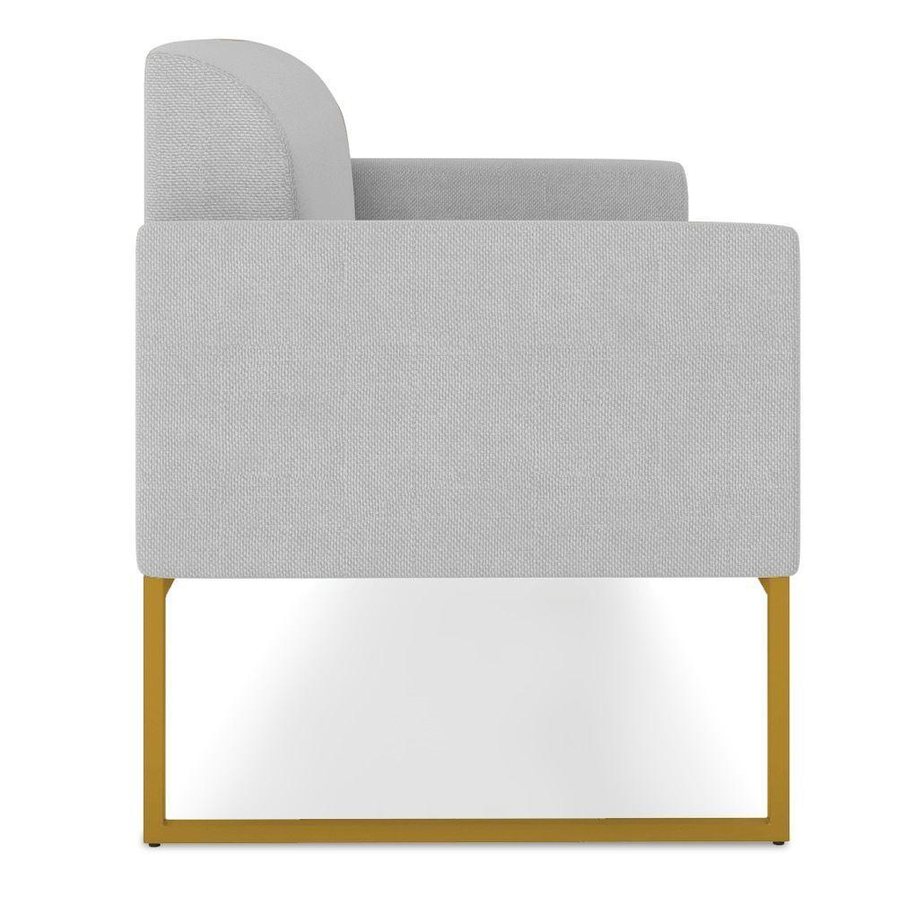 Kit Namoradeira E Poltrona Marisa Linho Cinza A05 D'rossi - 4