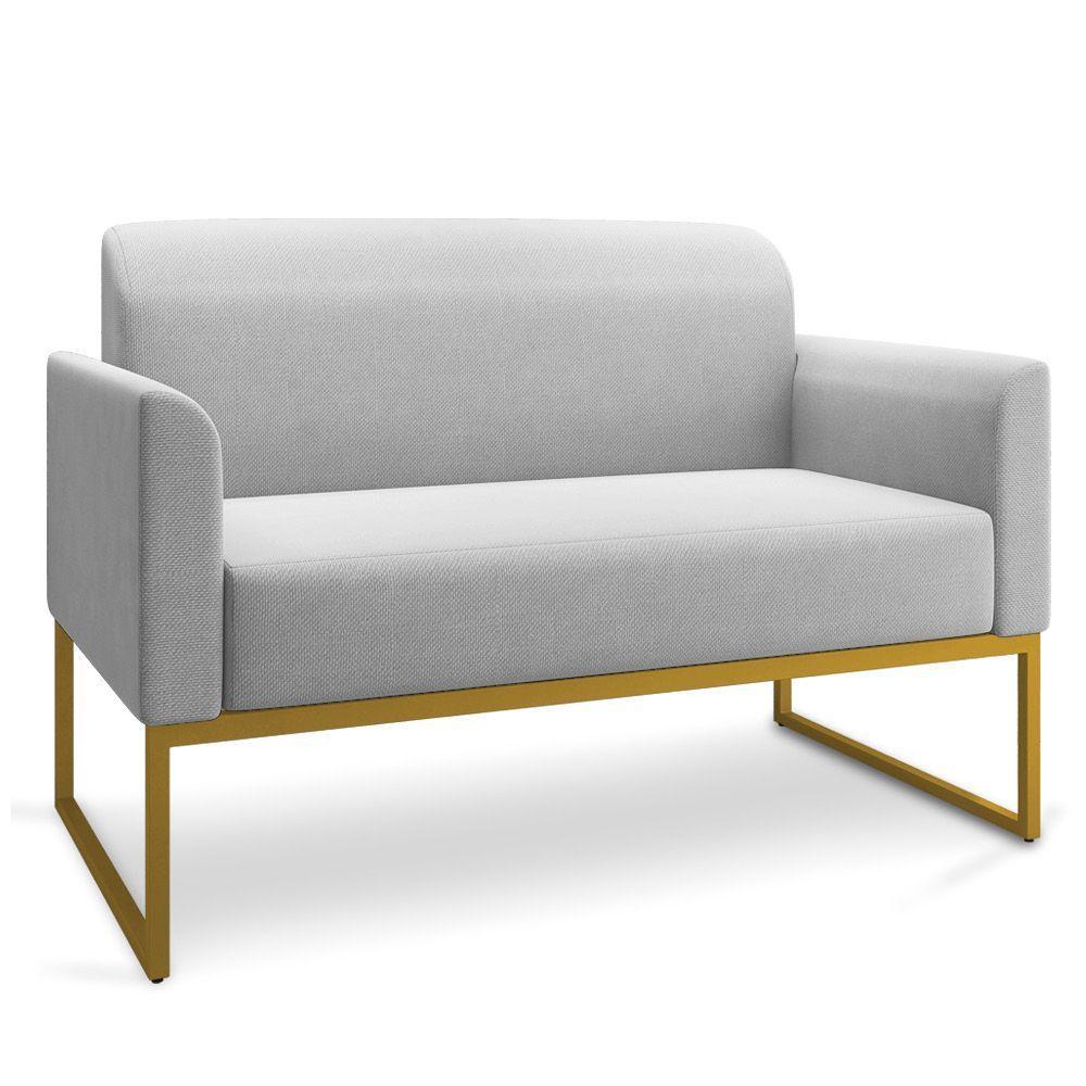 Kit Namoradeira E Poltrona Marisa Linho Cinza A05 D'rossi - 7