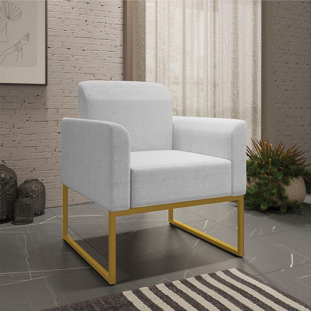 Poltrona Marisa Linho Cinza A05 D'rossi - 6