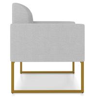 Poltrona Marisa Linho Cinza A05 D'rossi