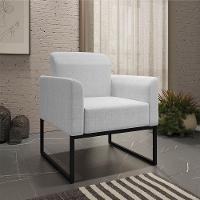 Kit 02 Poltronas Marisa Linho Cinza A05 D'rossi - 6