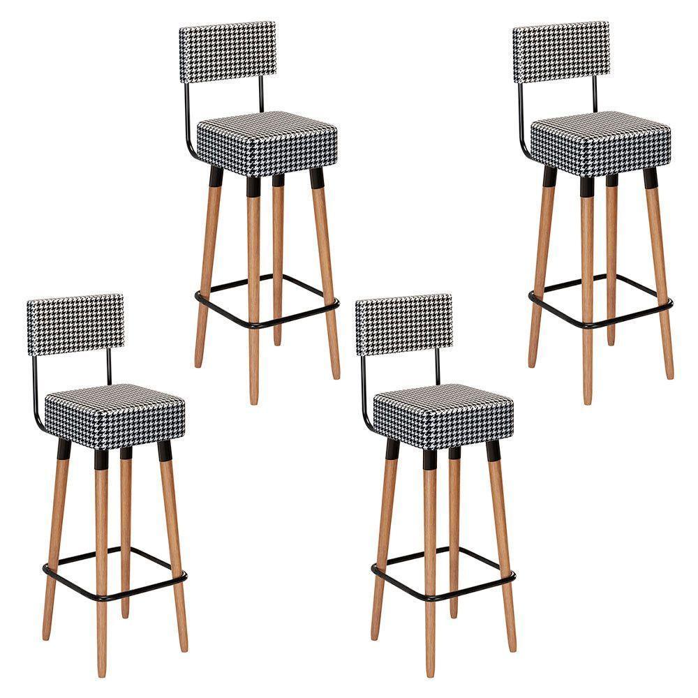 Kit 4 Banquetas Barcelona Cor Cardan - Speciale Home Cardan - 1