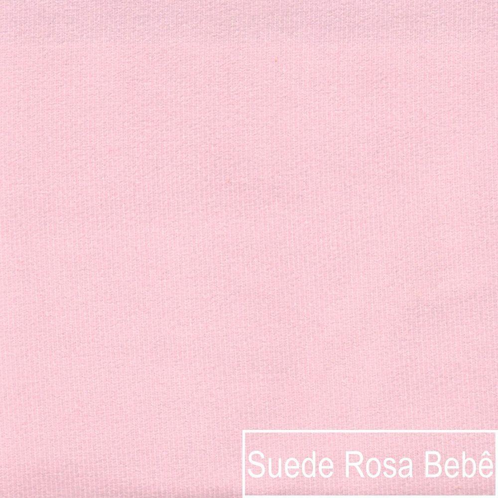 Kit Diva Recamier Diana 130Cm Lado Esquerdo E 02 Poltronas Classic Suede Rosa Bebê - 2