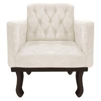 Kit Diva Recamier Diana 185Cm Lado Direito E 02 Poltronas Classic Corano Bege - 3