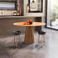 Kit 2 Bancos Banquetas Baixas Tokyo 50Cm Preto - Adz