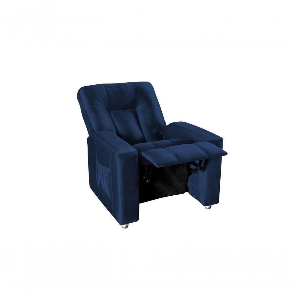Poltrona Do Papai Reclinável Pallas Mx5 - Azul Marinho - 5