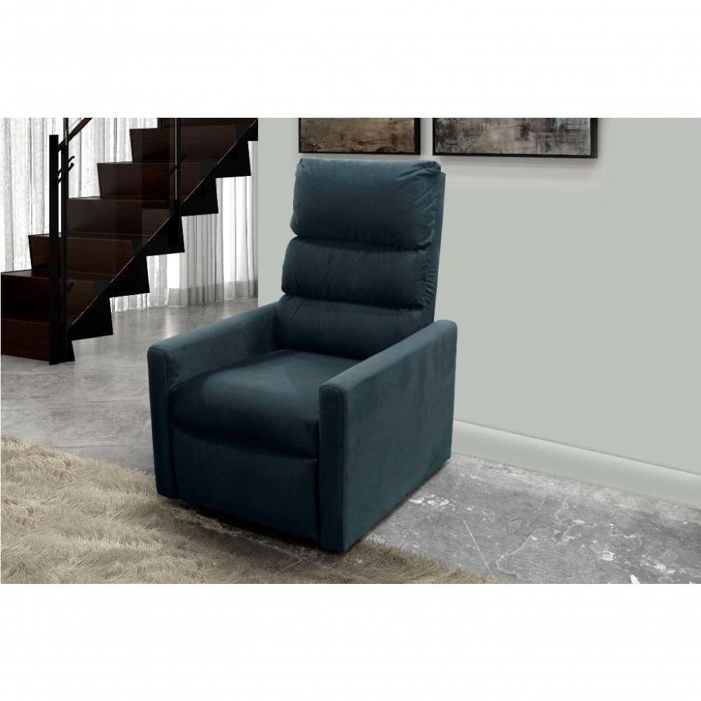 Poltrona Do Papai Reclinável Turin - Chumbo Light - 2