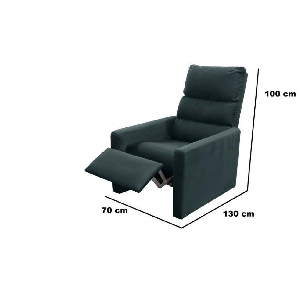 Poltrona Do Papai Reclinável Turin - Chumbo Light - 5