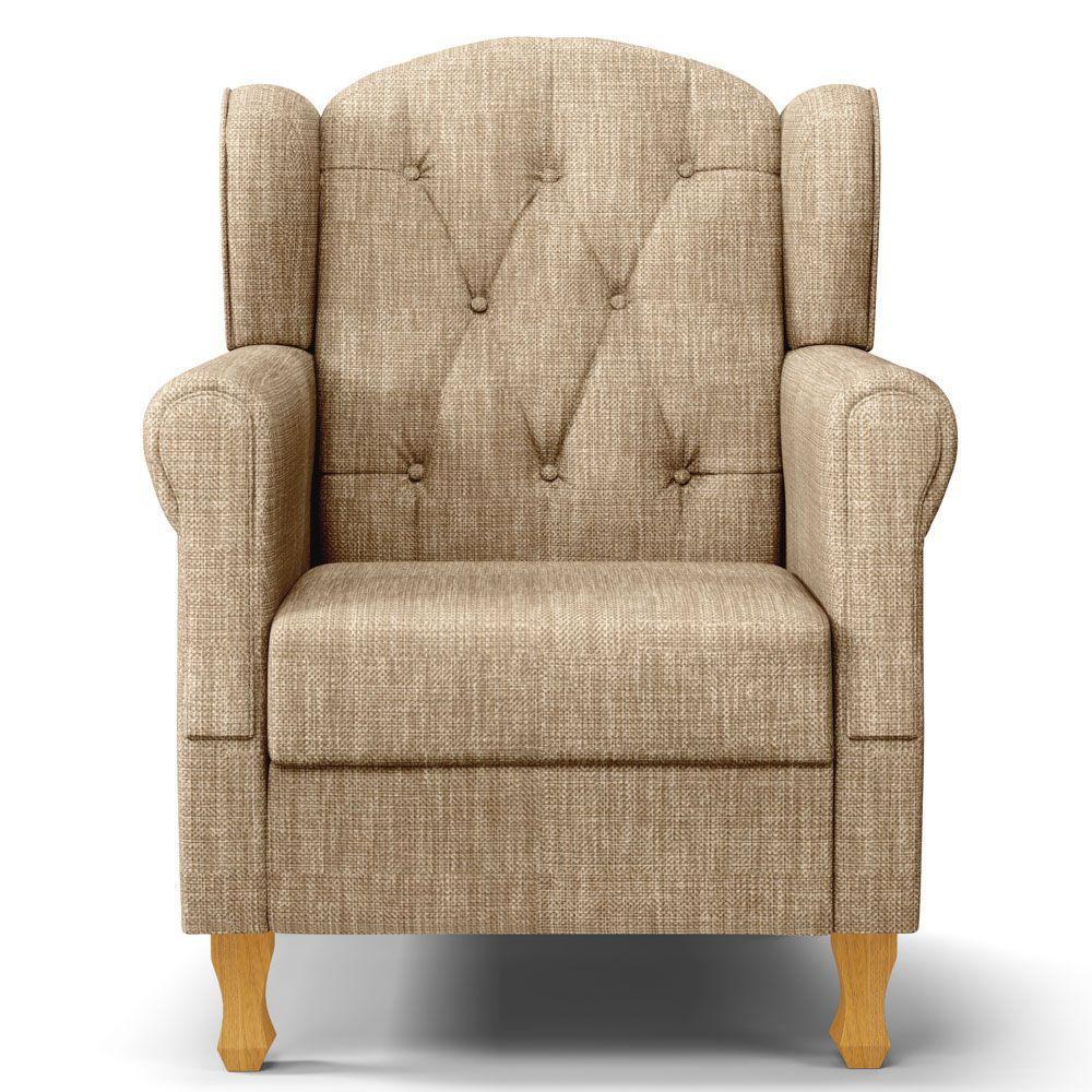 Kit 02 Poltronas De Amamentação E Descanso Pés Madeira Lucy P04 Linho Bege Escuro - Mpozenato - 6