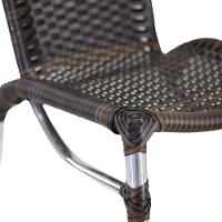 Kit 4 Banquetas Alumínio Alta Com Encosto Para Bar Balcão Edícula Cozinha Pedra Ferro