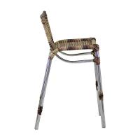 4 Banquetas Alumínio Fortaleza Alta Para Balcão Edícula Cozinha Bar Capuccino - 9