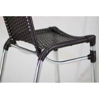 4 Banquetas Empilháveis Alumínio Alta Para Cozinha Edícula Balcão E Bar Preto - 7